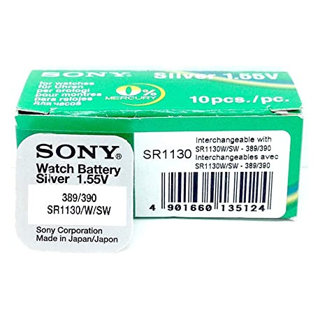 baterie do hodinek Sony SR 1130 389/390 (LR 1130), nová