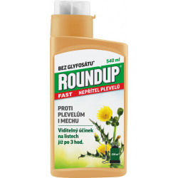 ROUNDUP FAST 540 ml - přípravek k hubení odolných plevelů a mechů