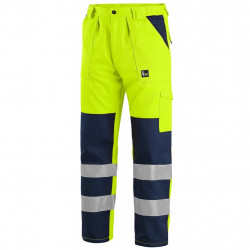 CXS Norwich - reflexní pracovní kalhoty žluté, vel. 54, nové