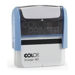 razítko Colop Printer 40, 60 x 25 mm modré, se zárukou