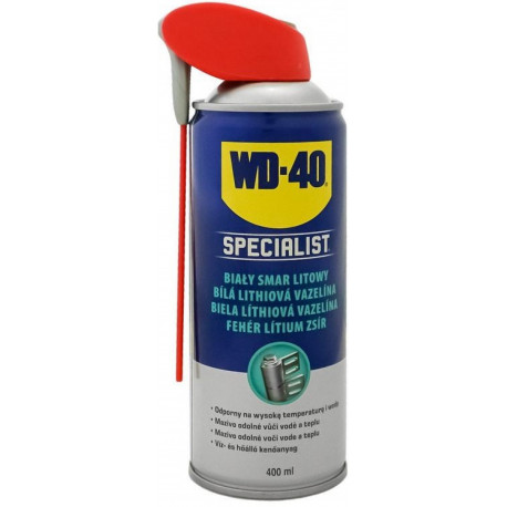 univerzální vazelína ve spreji WD-40 Specialist White Lithiuum 400 ml