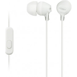 sluchátka s mikrofonem Sony MDR-EX15AP White, nová