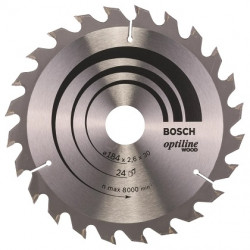 184 mm pilový kotouč Bosch Optiline Wood 24 2.608.640.610, nový