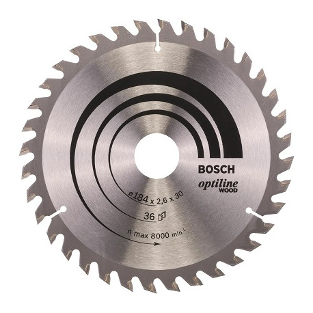 184 mm pilový kotouč Bosch Optiline Wood 36 (2.608.640.611), nový
