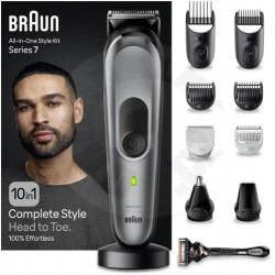aku zastřihovač vousů Braun All-In-One Series 7 MGK7420, nový