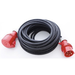 10m prodlužovací kabel Munos H05RR-F / 400 V / 5x 1,5 mm, nový