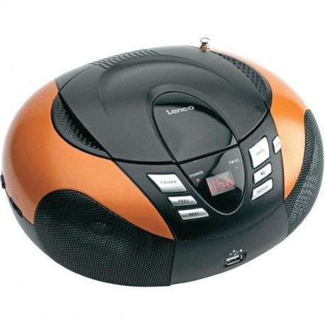 přenosné FM rádio Lenco SCD-37 s CD, MP3 a USB, nové