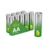 10 ks alkalická AA tužková baterie GP Value Pack, nová