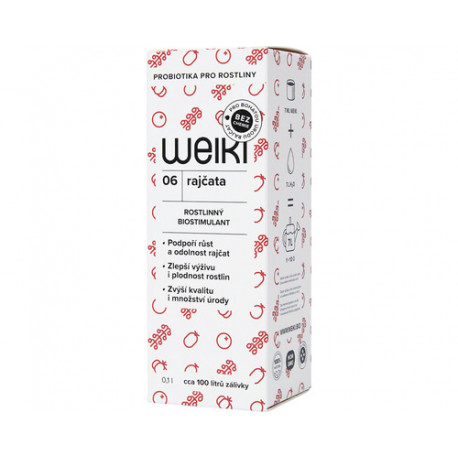 0,1 litru rostlinný probiotický biostimulant Bikont WEIKI 06 RAJČATA