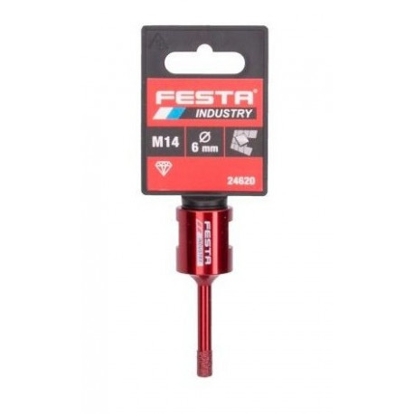6 mm diamantová vykružovací korunka Festa Industry 24620, nová