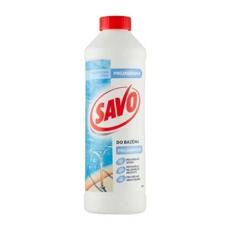 SAVO Projasňovač 900 ml - přípravek na projasnění vody v bazénu