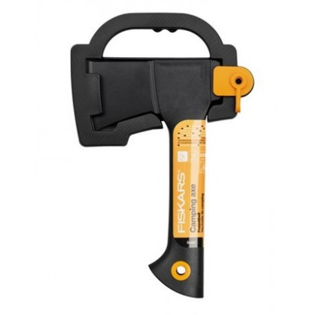 malá turistická sekera Fiskars Camping Axe XXS s pouzdrem, se zárukou