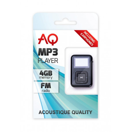 MP3 přehrávač AQ MP01BK 4GB, nový