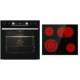 set vestavná trouba + sklokeramická deska Gorenje Black Set 4 Pyrolyse