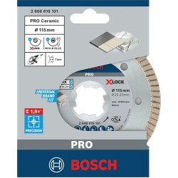 115 mm řezný diamantový kotouč Bosch PRO X-Lock Ceramic, nový