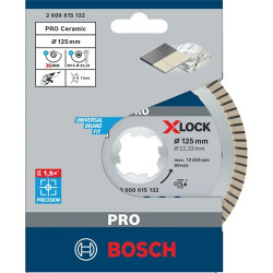 125 mm řezný diamantový kotouč Bosch PRO X-Lock Ceramic, nový