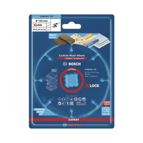 125 mm řezací kotouč Bosch PRO X-Lock CMW Expert, nový