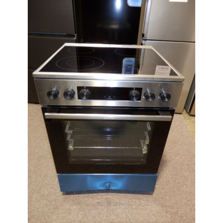 sklokeramický sporák Gorenje GECS6C70XC s horkovzdušnou troubou, nový