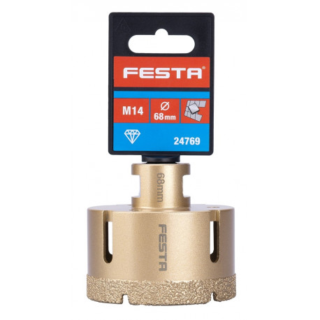 68 mm diamantová vykružovací korunka Festa 24769, nová